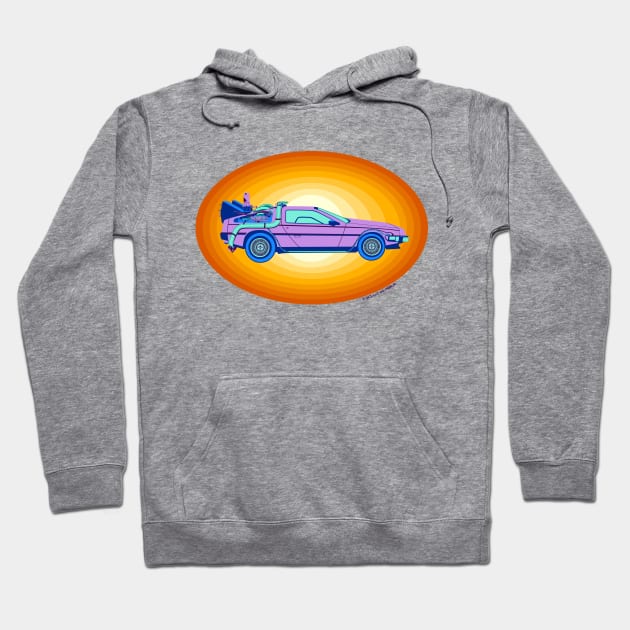 88 MPH (V1) Hoodie by PlaidDesign